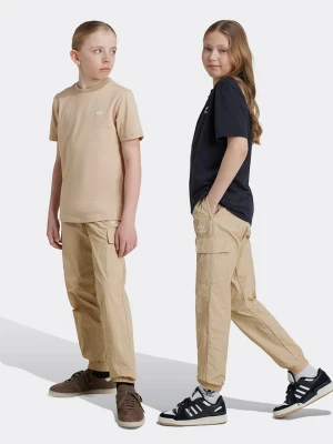 adidas Bojówki w kolorze beżowym rozmiar: 140