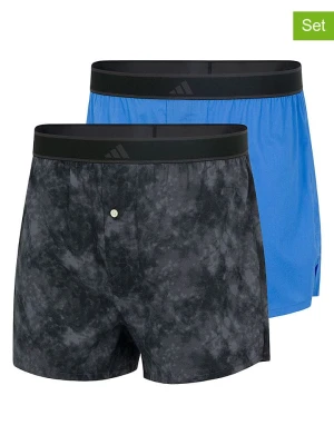 adidas Bokserki (2 pary) w kolorze niebiesko-antracytowym rozmiar: XL