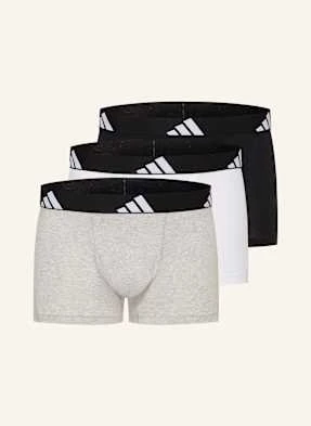 Adidas Bokserki Active Flex Cotton, 3 Szt. schwarz