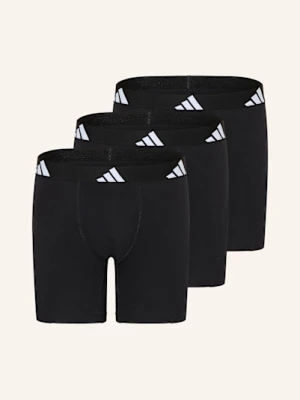 Adidas Bokserki Active Flex Cotton, 3 Szt. schwarz CZARNY