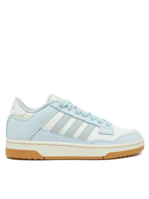 adidas Buty do koszykówki Rapid Court Low JR3163 Błękitny