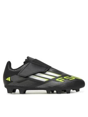 adidas Buty do piłki nożnej F50 Club Hook-and-Loop Firm/Multi-Ground Boots Kids JI0037 Czarny