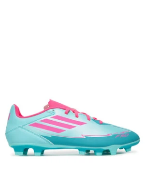 adidas Buty do piłki nożnej F50 Club Messi Firm/Multi-Ground IH0929 Turkusowy