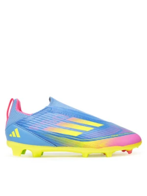 adidas Buty do piłki nożnej F50 League Laceless Firm/Multi-Ground IE3742 Granatowy