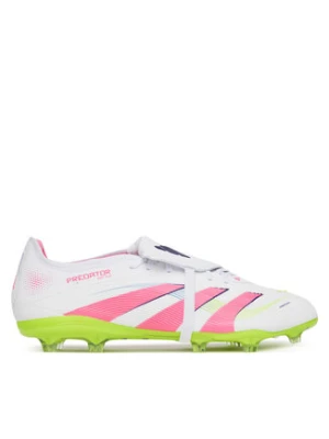 adidas Buty do piłki nożnej Predator Pro Fold-Over Tongue Firm Ground JR0440 Biały