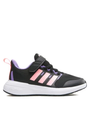 adidas Sneakersy Fortarun 2.0 Cloudfoam Sport Running Elastic Lace Top Strap Shoes HR0289 Czarny