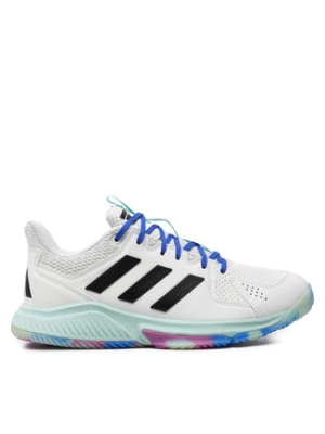 adidas Buty halowe Court Flight IH3160 Biały