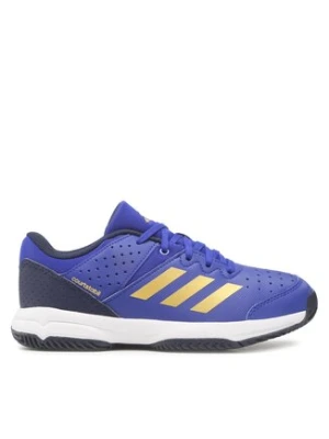 adidas Buty halowe Court Stabil Jr HQ3519 Niebieski