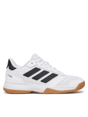 adidas Buty halowe Ligra 8 Indoor Shoes Kids IH8244 Biały