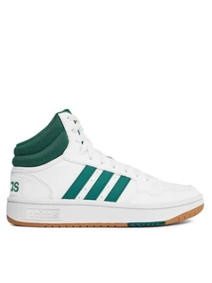 adidas Sneakersy Hoops 3.0 Mid Lifestyle Basketball Classic Vintage Shoes IG5570 Biały