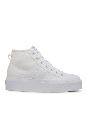 adidas Sneakersy Nizza Platform Mid W FY2782 Biały