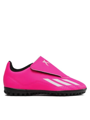 adidas Buty do piłki nożnej X Speedportal.4 Hook-and-Loop Turf Boots GZ2439 Różowy