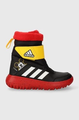 adidas buty zimowe dziecięce IG7189 Winterplay Mickey C CBLACK/FTWWHT kolor czarny