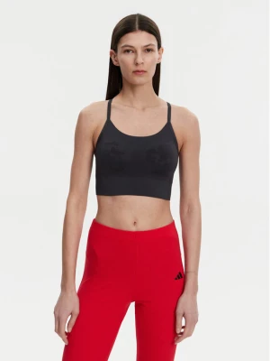 adidas by Stella McCartney Biustonosz sportowy TrueStrength JJ1650 Czarny Slim Fit