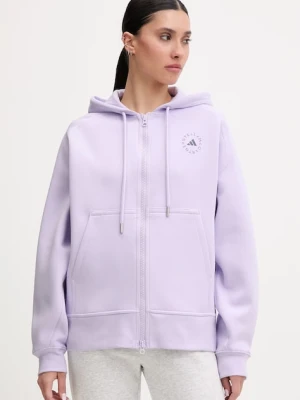 adidas by Stella McCartney bluza rozpinana z kapturem damska
