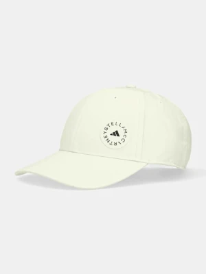 adidas by Stella McCartney czapka z daszkiem kolor beżowy JZ5519
