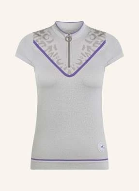 Adidas By Stella Mccartney Funkcyjna Koszulka Polo Adidas By Stella Mccarteney grau