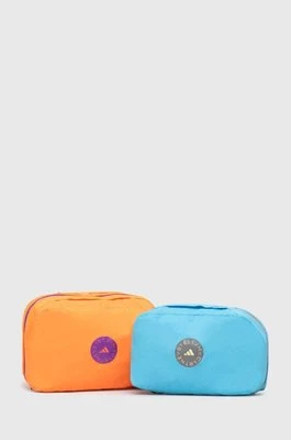 adidas by Stella McCartney kosmetyczka 2-pack kolor pomarańczowy