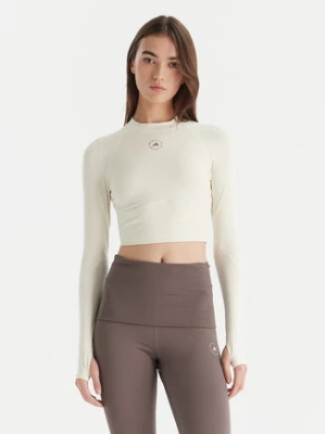 adidas by Stella McCartney Koszulka techniczna Training JM1403 Beżowy Slim Fit