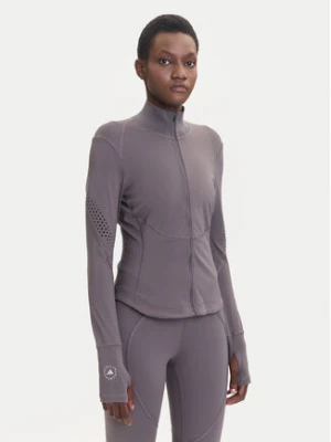 adidas by Stella McCartney Koszulka techniczna Training Midlayer JW4553 Szary Slim Fit