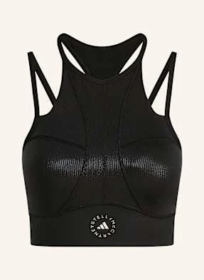 Adidas By Stella Mccartney Krótki Top Adidas By Stella Mccartney schwarz
