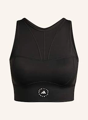 Adidas By Stella Mccartney Krótki Top Adidas By Stella Mccartney schwarz