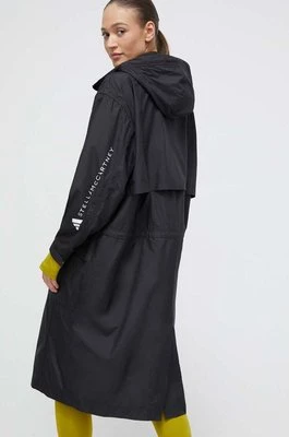 adidas by Stella McCartney kurtka damska kolor czarny przejściowa oversize IT8274