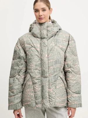 adidas by Stella McCartney kurtka kolor zielony zimowa JX6787