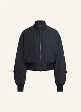 Adidas By Stella Mccartney Kurtka W Stylu College Adidas By Stella Mccartney Woven Cropped schwarz
