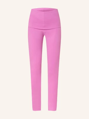 Adidas By Stella Mccartney Legginsy Adidas By Stella Mccartney Rolltop Splitcuff lila