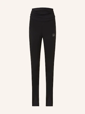 Adidas By Stella Mccartney Legginsy Adidas By Stella Mccartney Rolltop Splitcuff schwarz