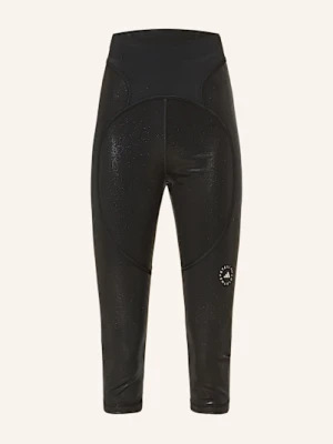 Adidas By Stella Mccartney Legginsy Adidas By Stella Mccartney Training Micro Dot Capri schwarz