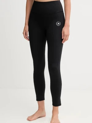 adidas by Stella McCartney legginsy do jogi damskie kolor czarny gładkie JW2000