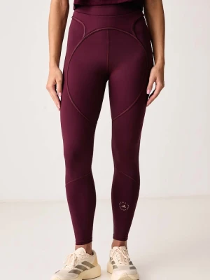 adidas by Stella McCartney legginsy sportowe damskie bordowy