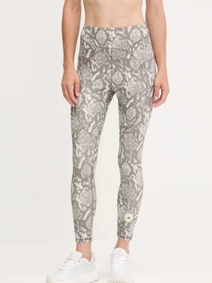 adidas by Stella McCartney legginsy treningowe TruePurpose damskie kolor beżowy wzorzyste JW4556