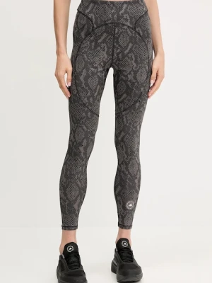 adidas by Stella McCartney legginsy treningowe TruePurpose damskie kolor szary wzorzyste JM8457