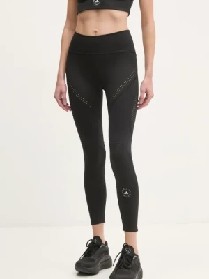 adidas by Stella McCartney legginsy treningowe TruePurpose kolor czarny gładkie JI6527