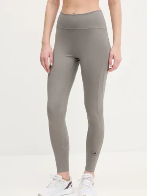 adidas by Stella McCartney legginsy treningowe TruePurpose Optime kolor szary gładkie JJ0129