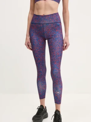 adidas by Stella McCartney legginsy TruePurpose Optime damskie kolor granatowy wzorzyste JI5241