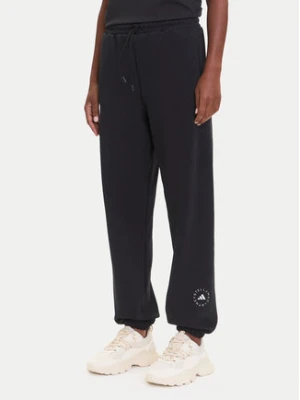 adidas by Stella McCartney Spodnie dresowe IW6320 Czarny Regular Fit