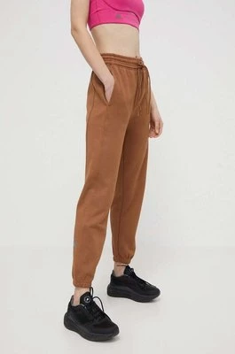 adidas by Stella McCartney spodnie dresowe kolor brązowy gładkie IU0875