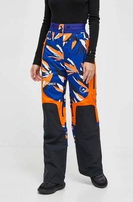 adidas by Stella McCartney spodnie outdoorowe x TERREX True Nature kolor granatowy