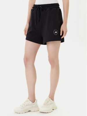 adidas by Stella McCartney Szorty sportowe True Casuals IK9093 Czarny Loose Fit