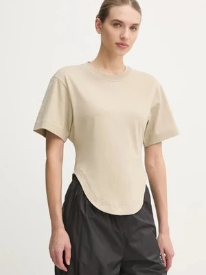 adidas by Stella McCartney t-shirt damski kolor beżowy JJ2552