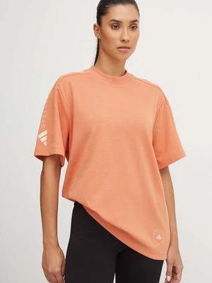 adidas by Stella McCartney t-shirt damski kolor pomarańczowy IW9884