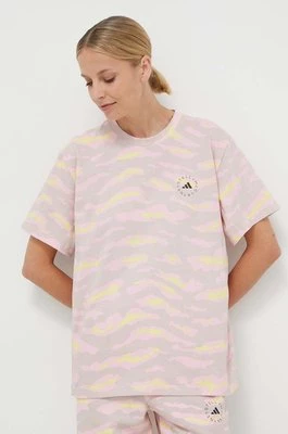 adidas by Stella McCartney t-shirt damski kolor różowy