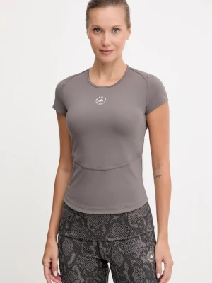 adidas by Stella McCartney t-shirt treningowy TruePurpose damski kolor brązowy JM1392