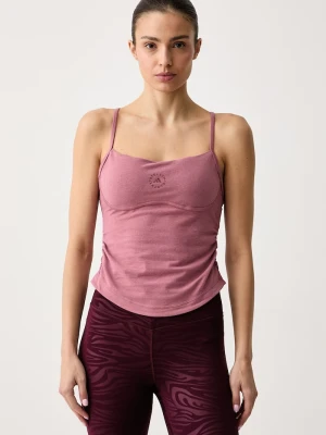 adidas by Stella McCartney top do jogi damski z dodatkiem lyocellu różowy