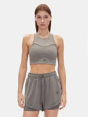 adidas by Stella McCartney Top Training JJ0120 Szary Slim Fit