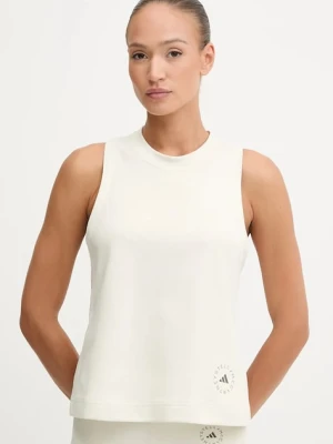 adidas by Stella McCartney top treningowy kolor beżowy JW4479